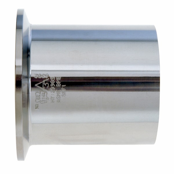 Sanitary Food Grade Fittings Ferrule Tri-Clamp 3 316L SS PL BS14AM-3-316L-PL - main